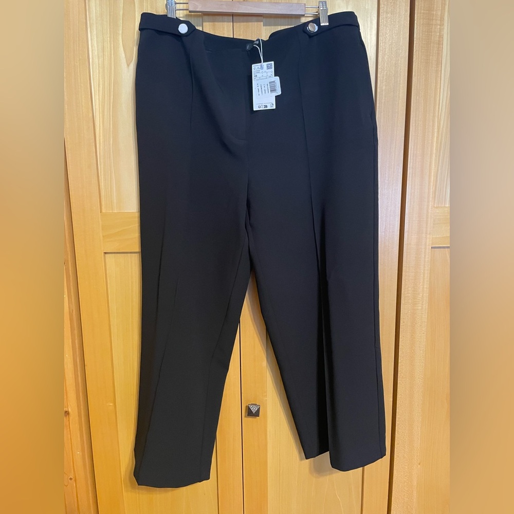Mango Classic Black Trousers